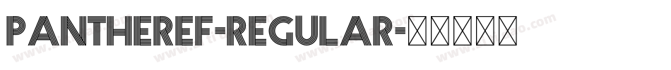 PantherEF-Regular字体转换