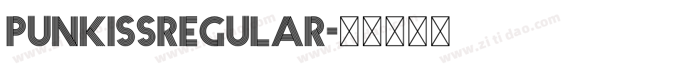 PunkissRegular字体转换