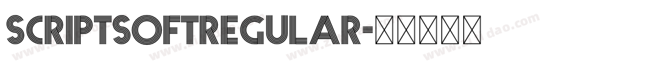 ScriptsoftRegular字体转换