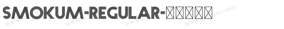 Smokum-Regular字体转换