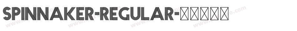 Spinnaker-Regular字体转换