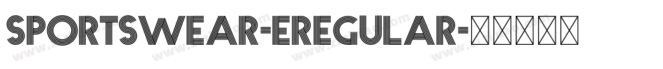 Sportswear-ERegular字体转换