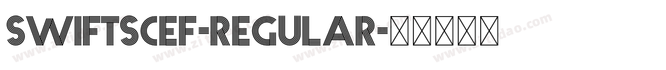 SwiftSCEF-Regular字体转换