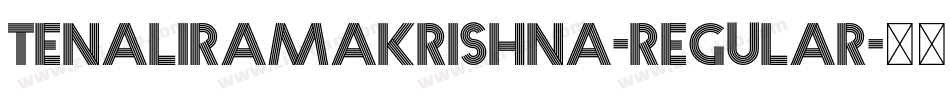 TenaliRamakrishna-Regular字体转换