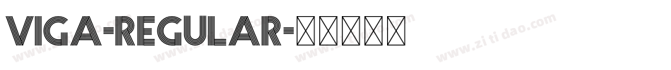 Viga-Regular字体转换
