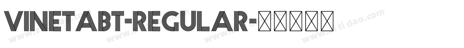 VinetaBT-Regular字体转换