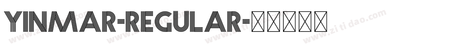Yinmar-Regular字体转换