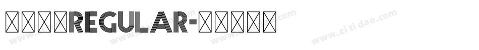 百变马丁regular字体转换