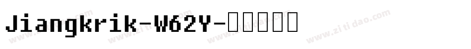 Jiangkrik-W62Y字体转换