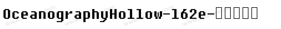 OceanographyHollow-l62e字体转换