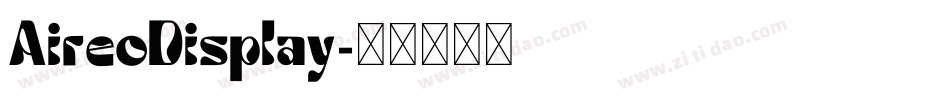AireoDisplay字体转换