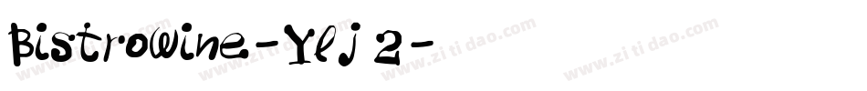 Bistrowine-Ylj2字体转换