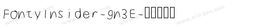 FontyInsider-gn3E字体转换