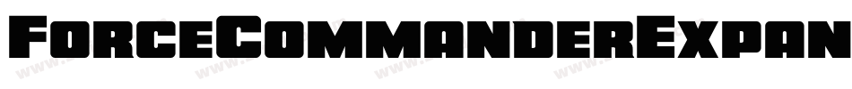 ForceCommanderExpandedItalic-6YeVo字体转换