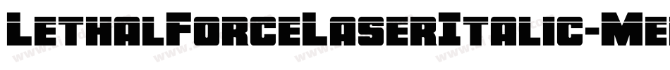LethalForceLaserItalic-Mern字体转换