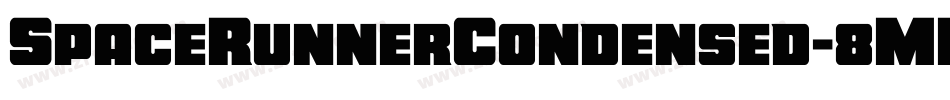 SpaceRunnerCondensed-8MMWD字体转换