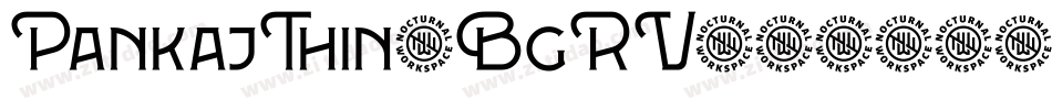 PankajThin-BgRV字体转换