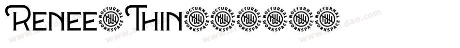 Renee-Thin字体转换