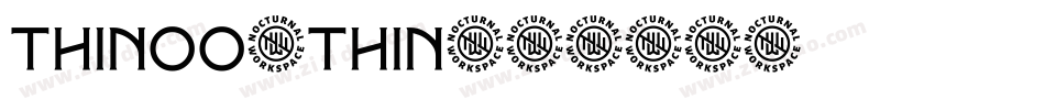 thinoo-thin字体转换