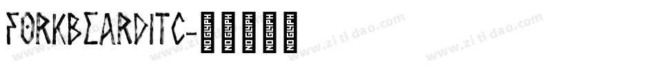 ForkbeardITC字体转换
