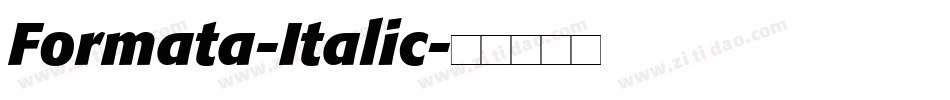 Formata-Italic字体转换