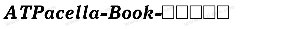 ATPacella-Book字体转换