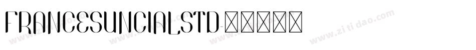 FrancesUncialStd字体转换