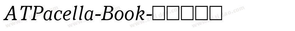 ATPacella-Book字体转换