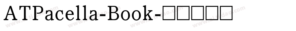 ATPacella-Book字体转换
