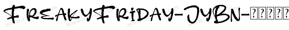 FreakyFriday-JyBn字体转换