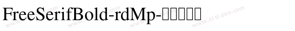 FreeSerifBold-rdMp字体转换