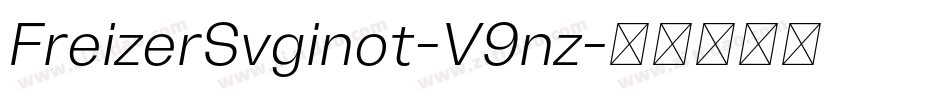 FreizerSvginot-V9nz字体转换