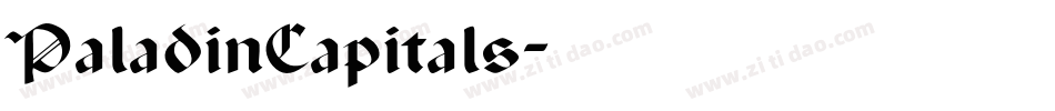 PaladinCapitals字体转换