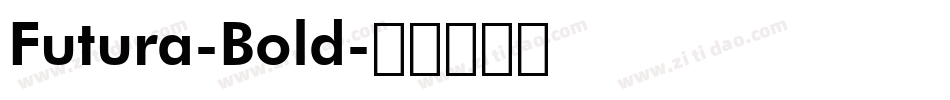 Futura-Bold字体转换