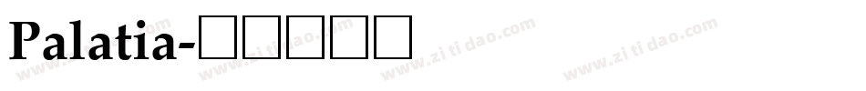 Palatia字体转换