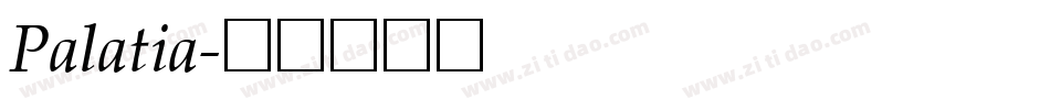 Palatia字体转换