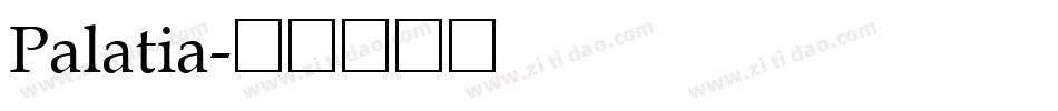 Palatia字体转换
