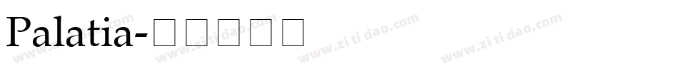 Palatia字体转换