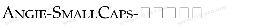 Angie-SmallCaps字体转换
