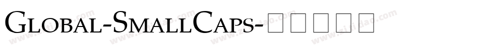 Global-SmallCaps字体转换