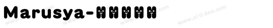 Marusya字体转换