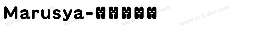 Marusya字体转换