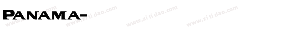 Panama字体转换