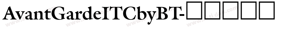 AvantGardeITCbyBT字体转换