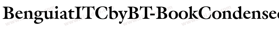 BenguiatITCbyBT-BookCondensed字体转换
