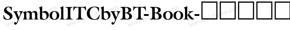 SymbolITCbyBT-Book字体转换