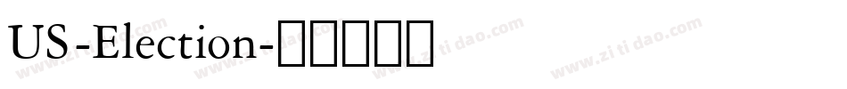US-Election字体转换