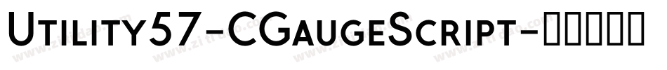 Utility57-CGaugeScript字体转换