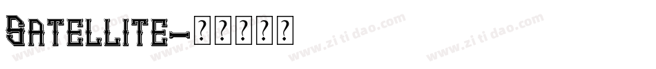 Satellite字体转换