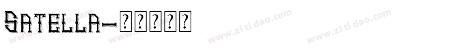Satella字体转换